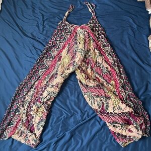 Sun Dog Free Size Maxi Boho Romper